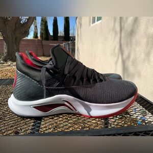 Li-Ning Speed V 2018 Black and Red Basketball Shoes